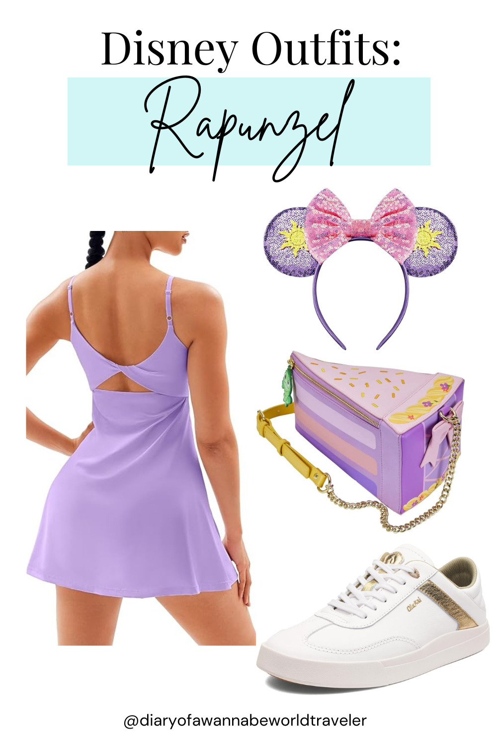 Letting down my hair and living the fairytale in this Rapunzel-inspired look 💜🌸✨ Perfect for a magical day at the parks, castle photos, or just chasing adventure outside your comfort zone. Tap to shop everything I'm wearing!

Rapunzel outfit, Tangled Disneybound, Disney princess outfit, what to wear to Disney, Disney outfit ideas, theme park outfits, Rapunzel Disney outfit, fairytale fashion, outfits for Disney World, princess-inspired outfit, cute Disney looks 

 #LTKActive #LTKStyleTip #LTKTravel