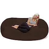 Chill Sack Bean Bag Chair: Huge 7.5' Memory Foam Furniture Bag and Large Lounger - Big Sofa with Sof | Amazon (US)