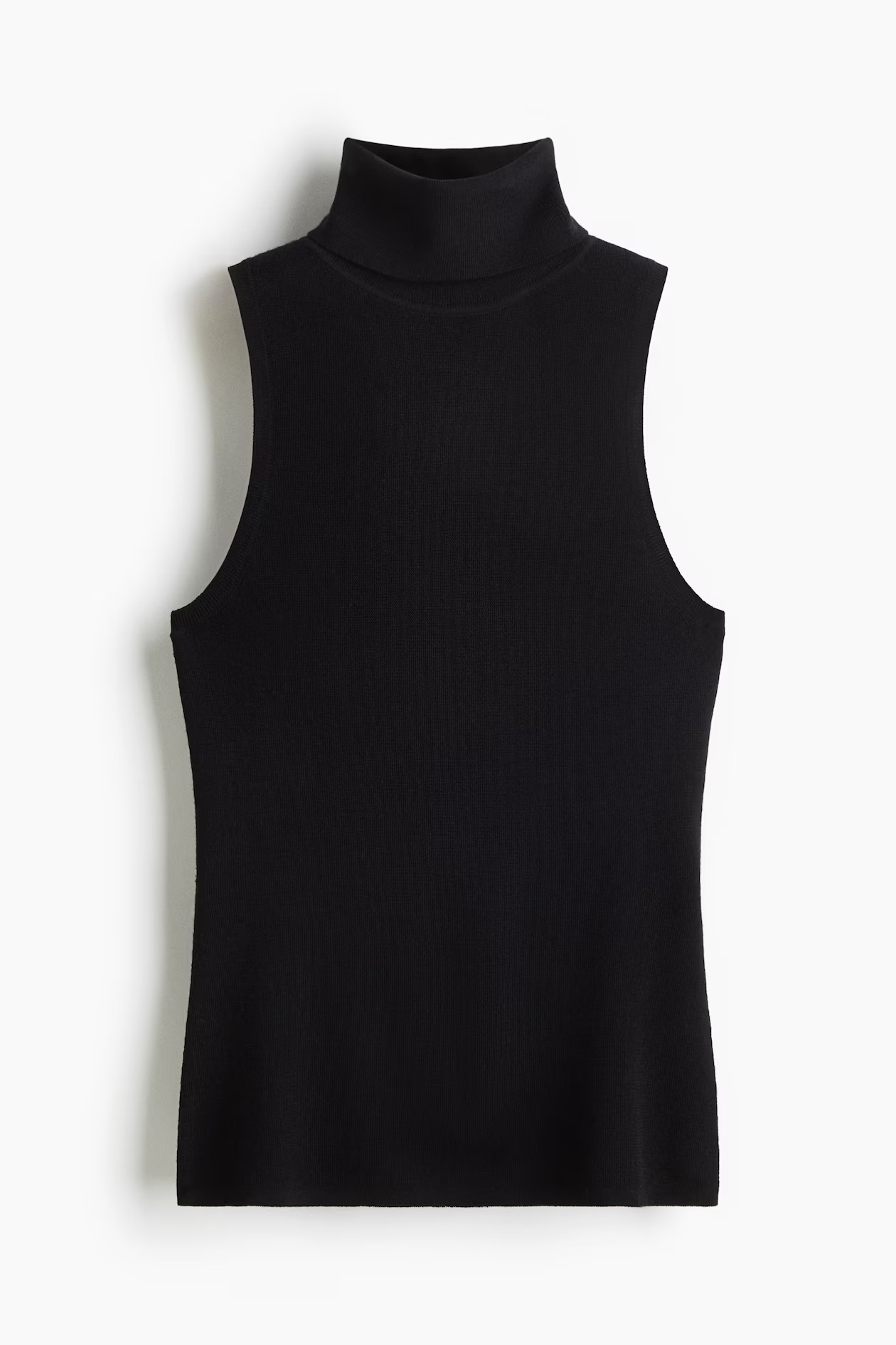 Polo-neck wool top | H&M (US + CA)