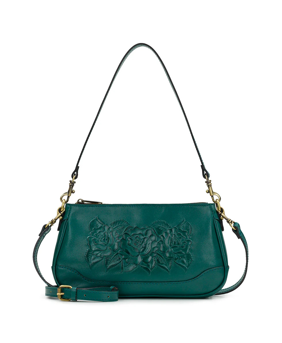 Nova Crossbody - Burnished Rose Tooled | Patricia Nash Designs