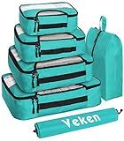 6 Set Packing Cubes for Suitcases, Travel Organizer Bags for Carry on Luggage, Veken Suitcase Organi | Amazon (US)