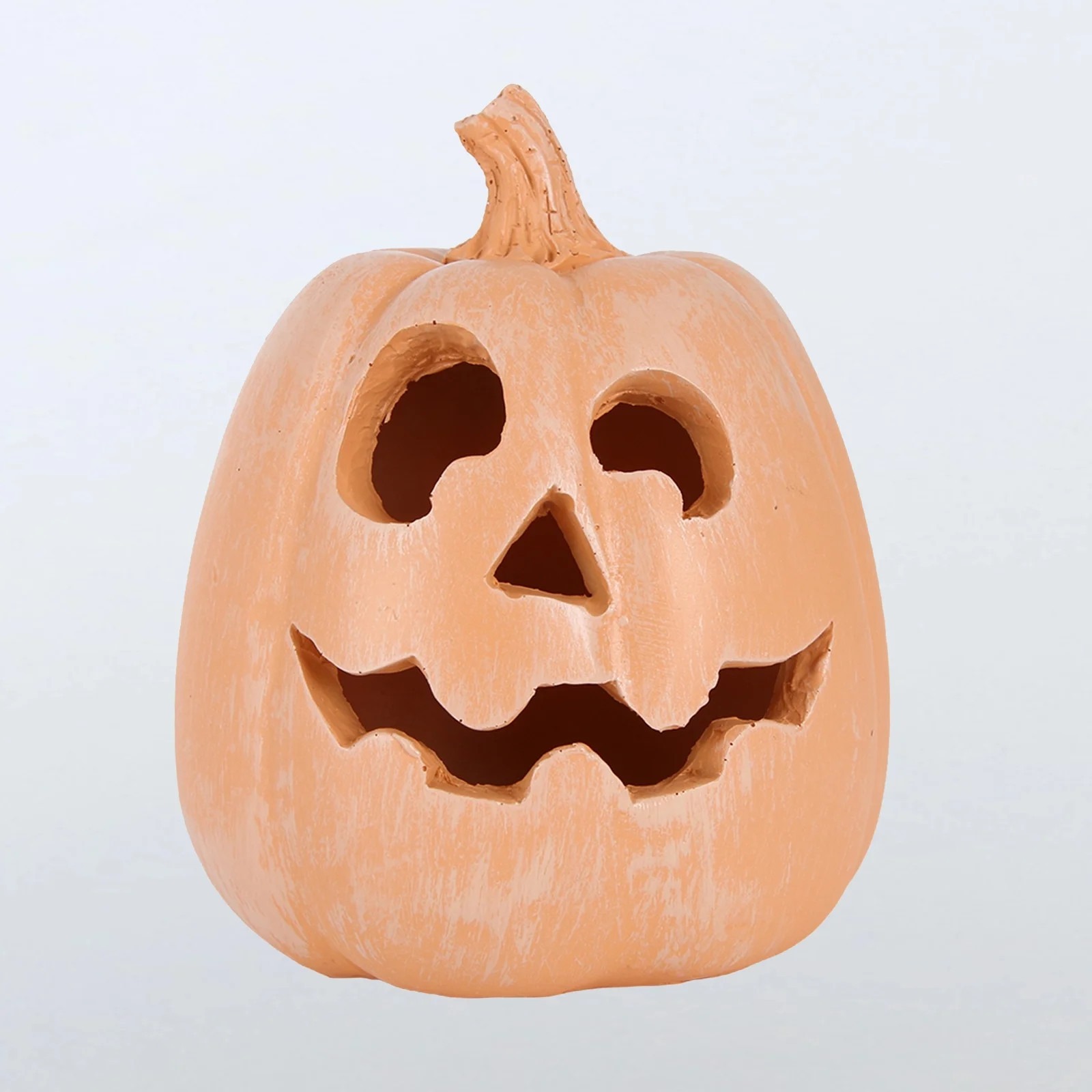 2025 Fall Decor - Halloween Decorations - Handmade Resin Terracotta Pumpkin Jack O' Lantern Outdo... | Walmart (US)