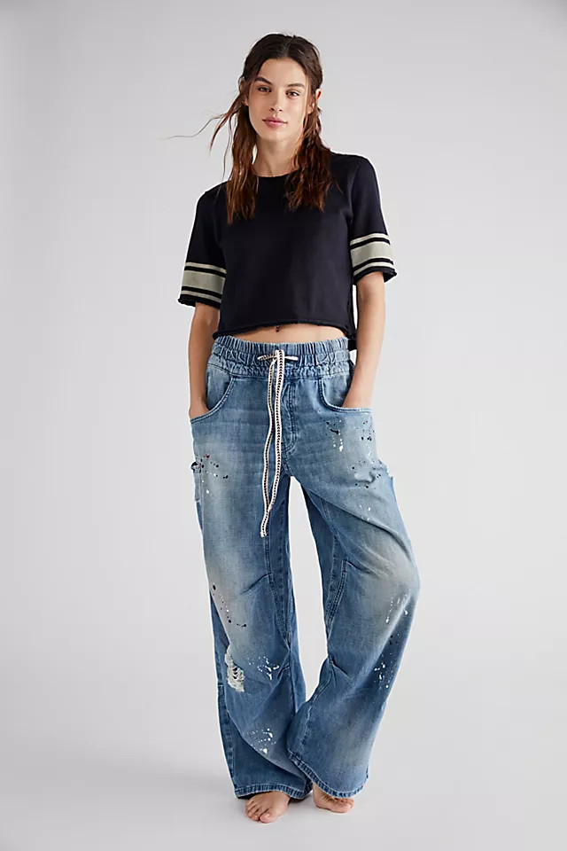 Modern Love Pull-On Jeans | Free People (Global - UK&FR Excluded)