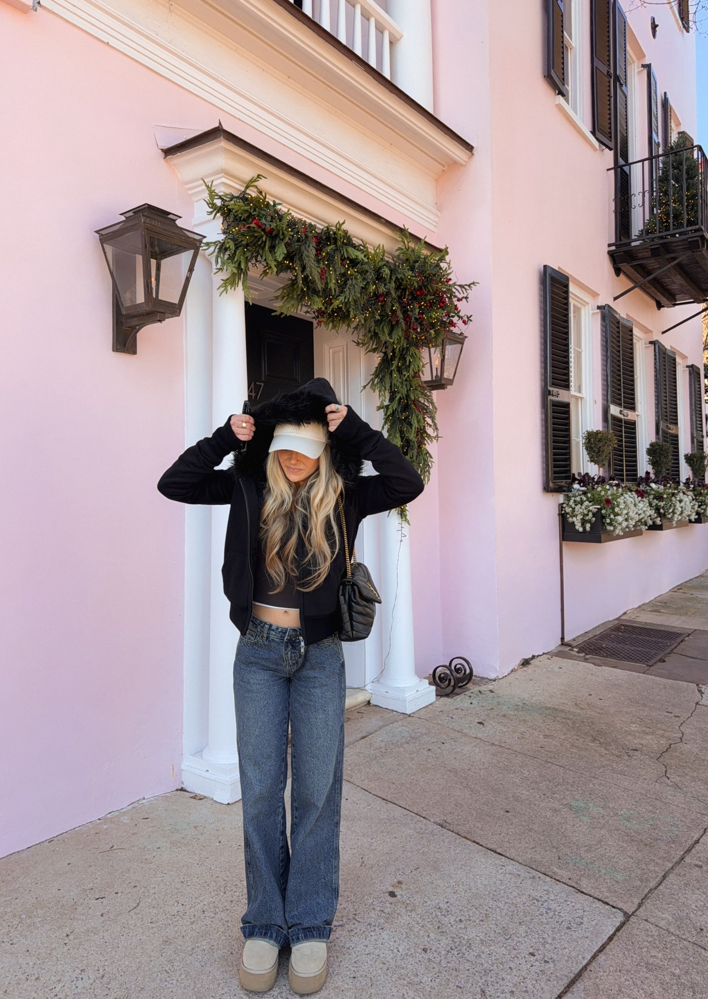 The coziest faux fur lined hoodie everrrr🖤✨

#LTKootd #LTKSeasonal #LTKHoliday