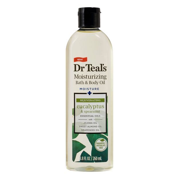 Dr Teal's Rejuvenating Eucalyptus & Spearmint Moisturizing Bath & Body Oil - 8.8 fl oz | Target