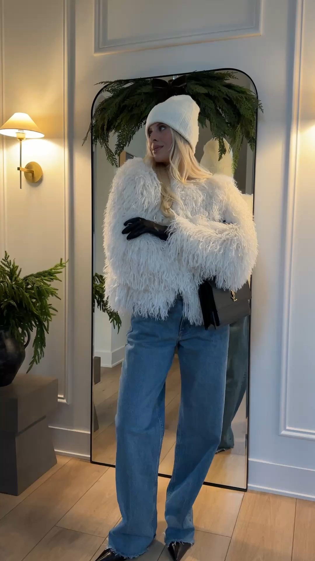 Wearing a small in coat, 27 long in jeans (med with raw hem). Linking similar bags and gloves! #kathleenpost

Winter weather outfit, holiday outfit, casual holiday look, cold weather wear, fur coat, shag coat



#LTKHoliday #LTKSeasonal #LTKootd