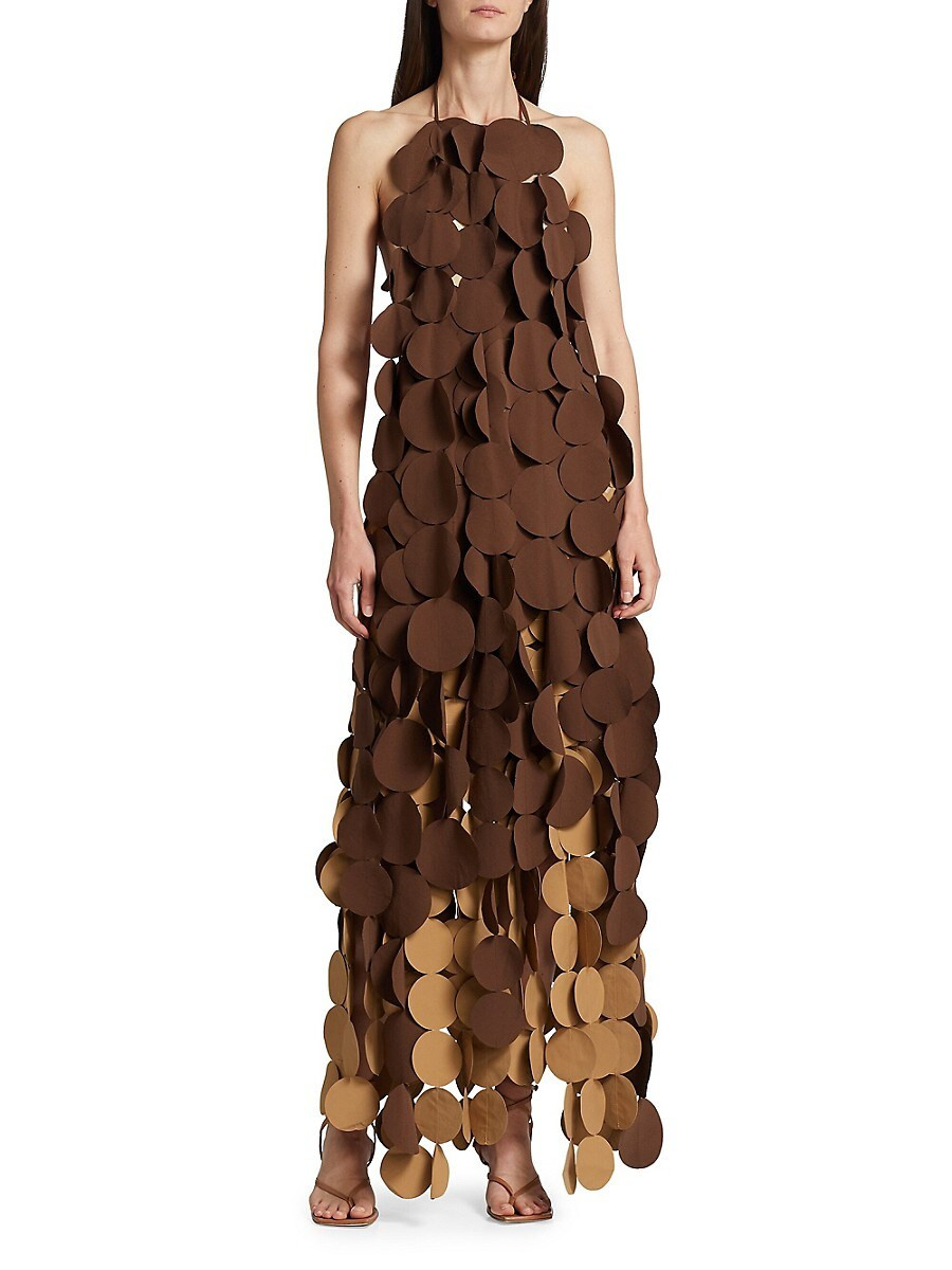 A. W.A. K.E. Mode Women's Floor-Length Circle Top - Brown - Size 40 (6) | Saks Fifth Avenue OFF 5TH