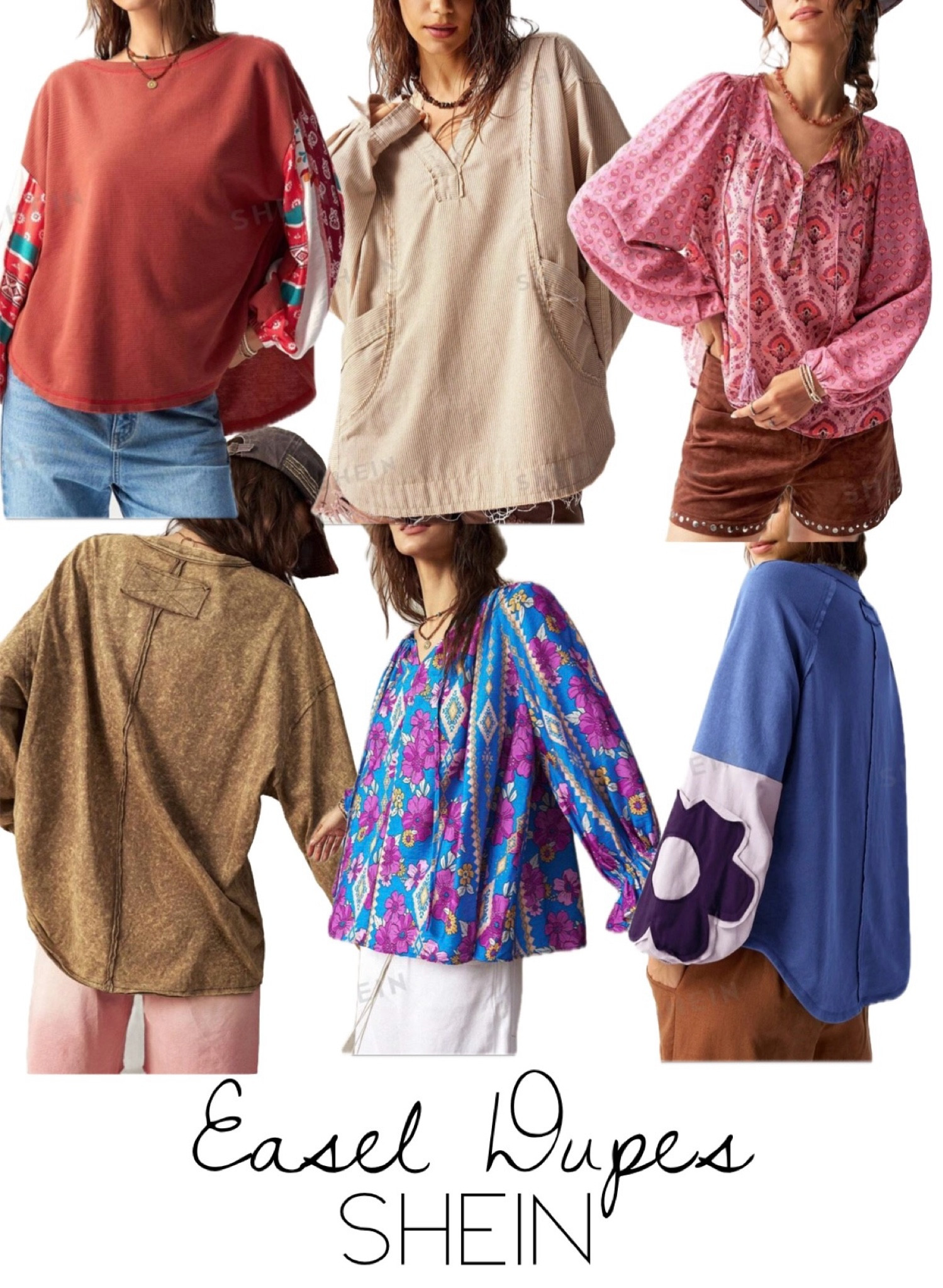 Easel Clothing dupes I found on SHEIN 😍 These are so cute and perfect for fall 🩷

#LTKBeauty #LTKFindsUnder50 #LTKStyleTip