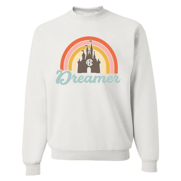 Monogrammed 'Dreamer' Crewneck Sweatshirt | United Monograms