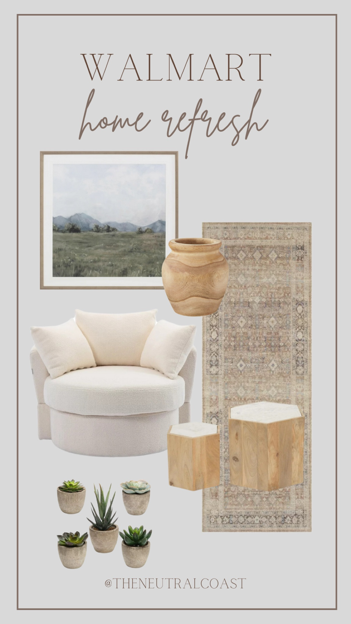 This popular swivel chair is currently back in stock and a great addition to any space! Refresh your home decor at such great affordable prices. 

Neutral decor. Walmart home. Walmart decor.  Living room refresh.  Swivel chair. Living room decor.  Neutral home.  Walmart finds  

#LTKStyleTip #LTKHome
