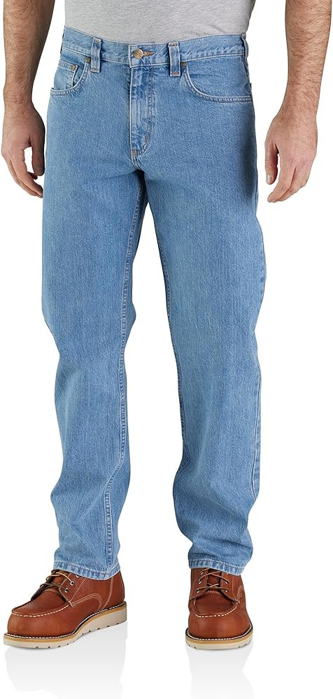 Carhartt Men's 105119 Relaxed Fit 5-Pocket Jean | Amazon (US)