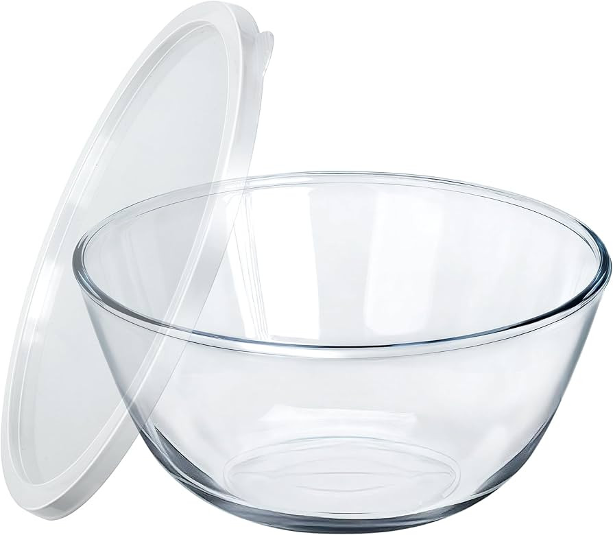OZY Large Glass Bowl for Sourdough Bread Making,4.9 Quart Glass Mixing Bowl for Sourdough Bread w... | Amazon (US)