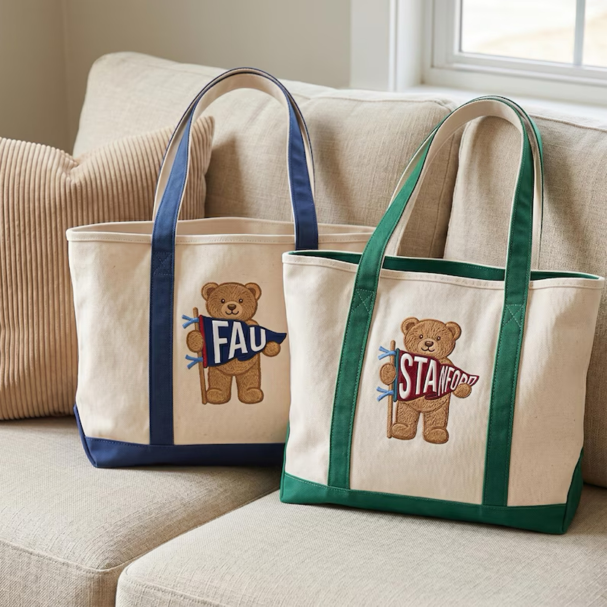 Custom College Tote Bag, Embroidered Teddy Bear Tote, Personalized University Bag, Canvas Tote Gift For Her, School Spirit Bag

Custom College Tote, Embroidered Teddy Bear Tote, Personalized University Bag, Canvas Tote Gift For Her, School Spirit Bags,Graduation Gifts