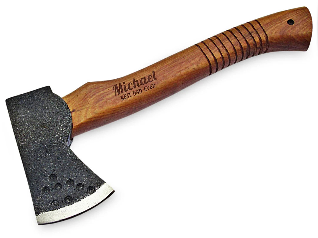 Personalized Gift for Men, Engraved Throwing Axe Camping Hatchet, Boyfriend Gift, Husband Gift fo... | Etsy (US)