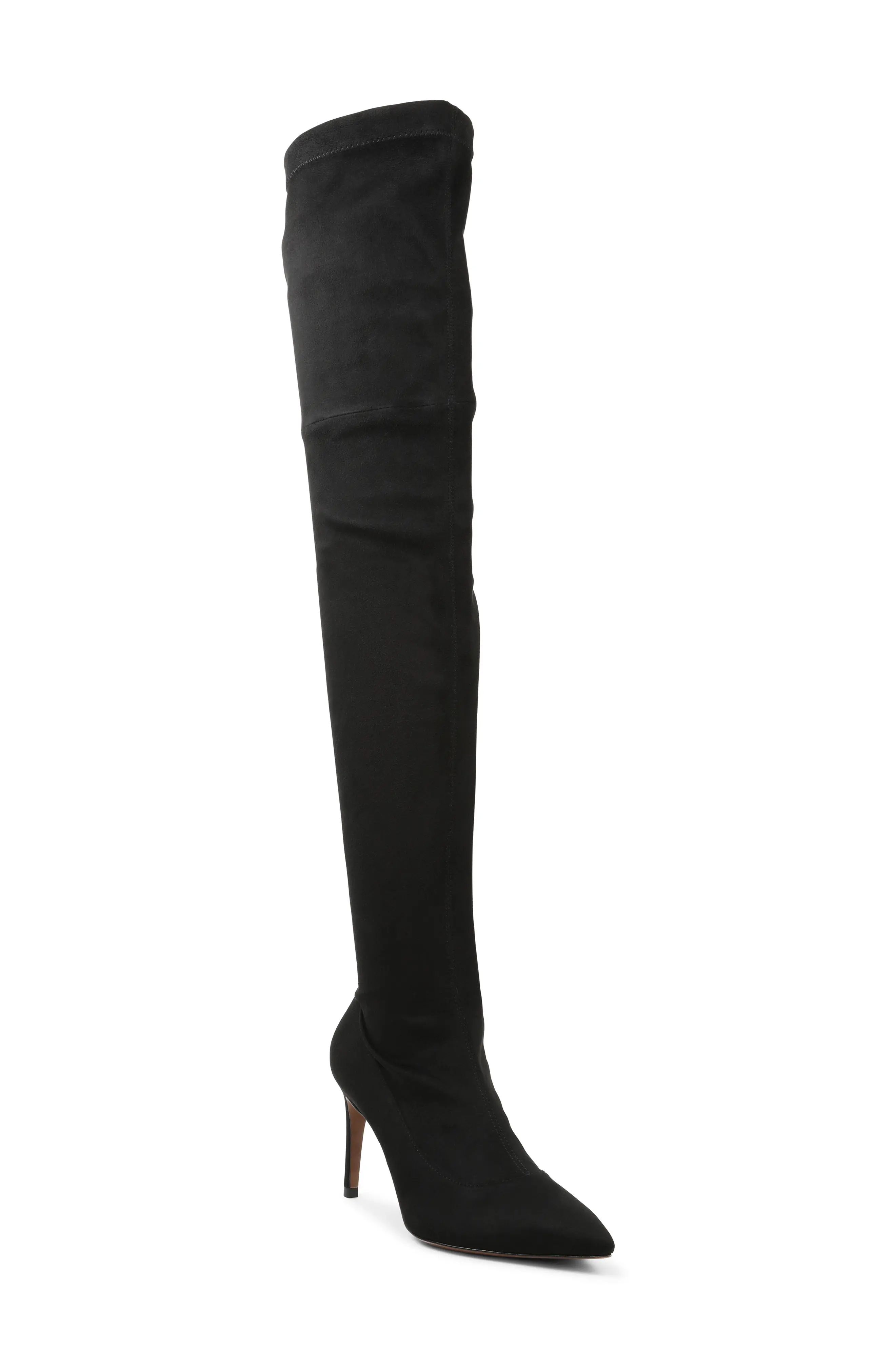 BCBGMAXAZRIA Lisa Thigh High Boot in Black at Nordstrom, Size 7.5 | Nordstrom