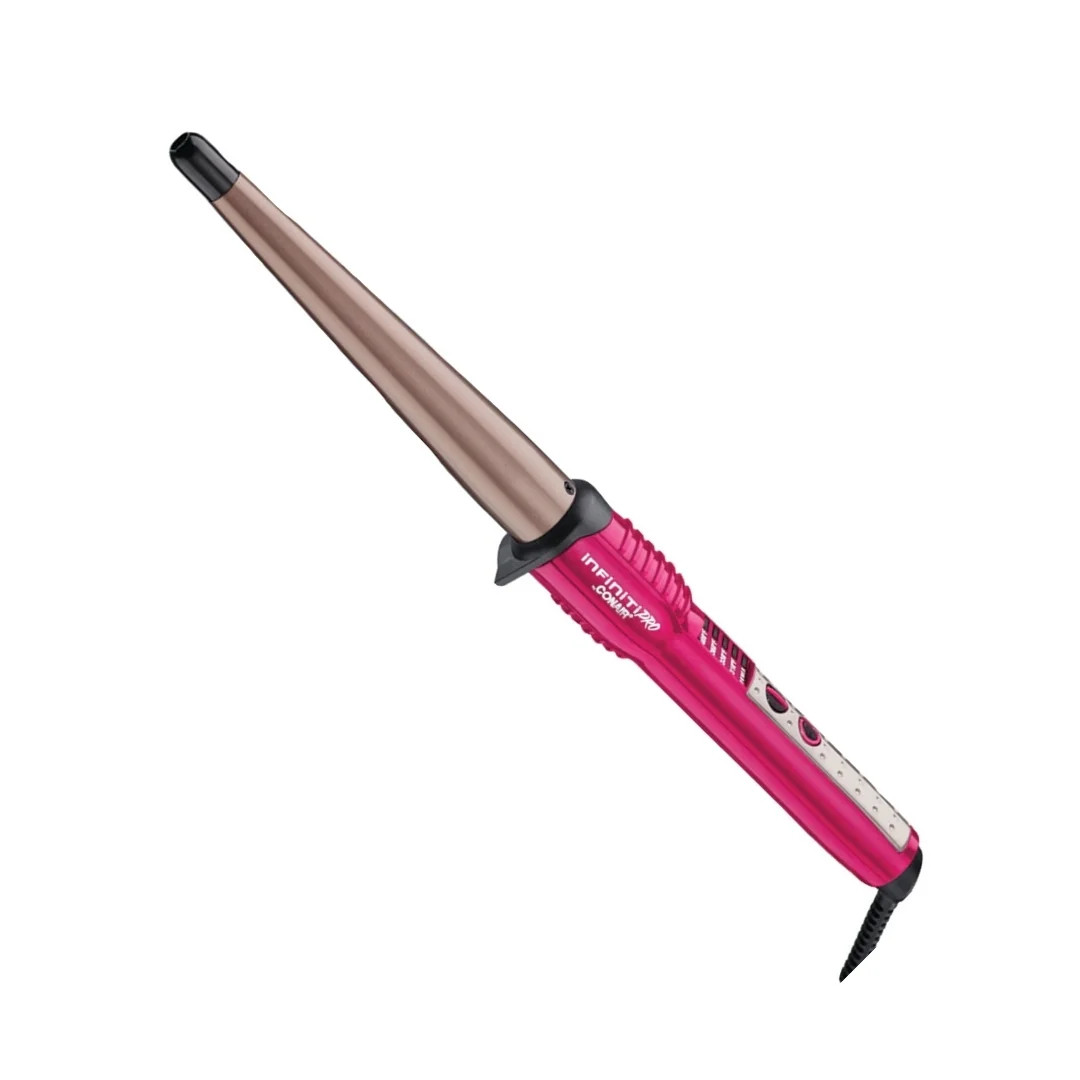 Conair InfinitiPRO 0.5" to 1" Tourmaline Ceramic Hair Curling Wand, Pink - Walmart.com | Walmart (US)