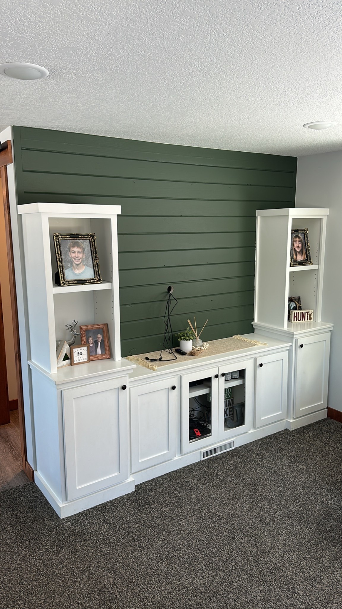 Home projects are my favorite 💚 painted the white shiplap Forrest wood green today. Can’t wait to finish the space 

#LTKFindsUnder100 #LTKHome #LTKFindsUnder50