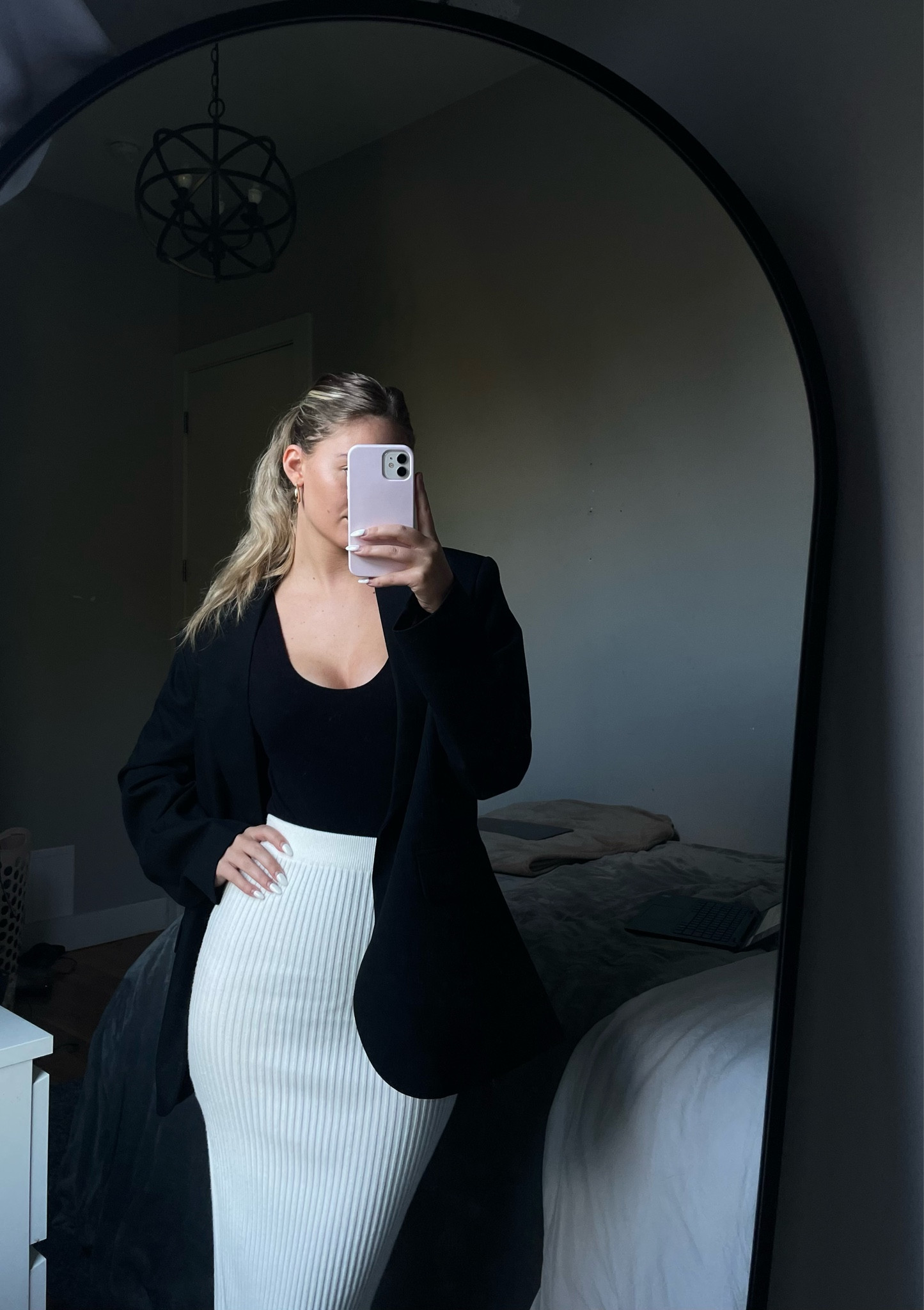 fall outfits, white skirt, midi skirt, blazer outfits, blazer, fall style, tote bag, basic outfit, casual outfit, trendy, outfit inspiration, ootd, outfit ideas

#LTKfindsunder100 #LTKfindsunder50 #LTKstyletip