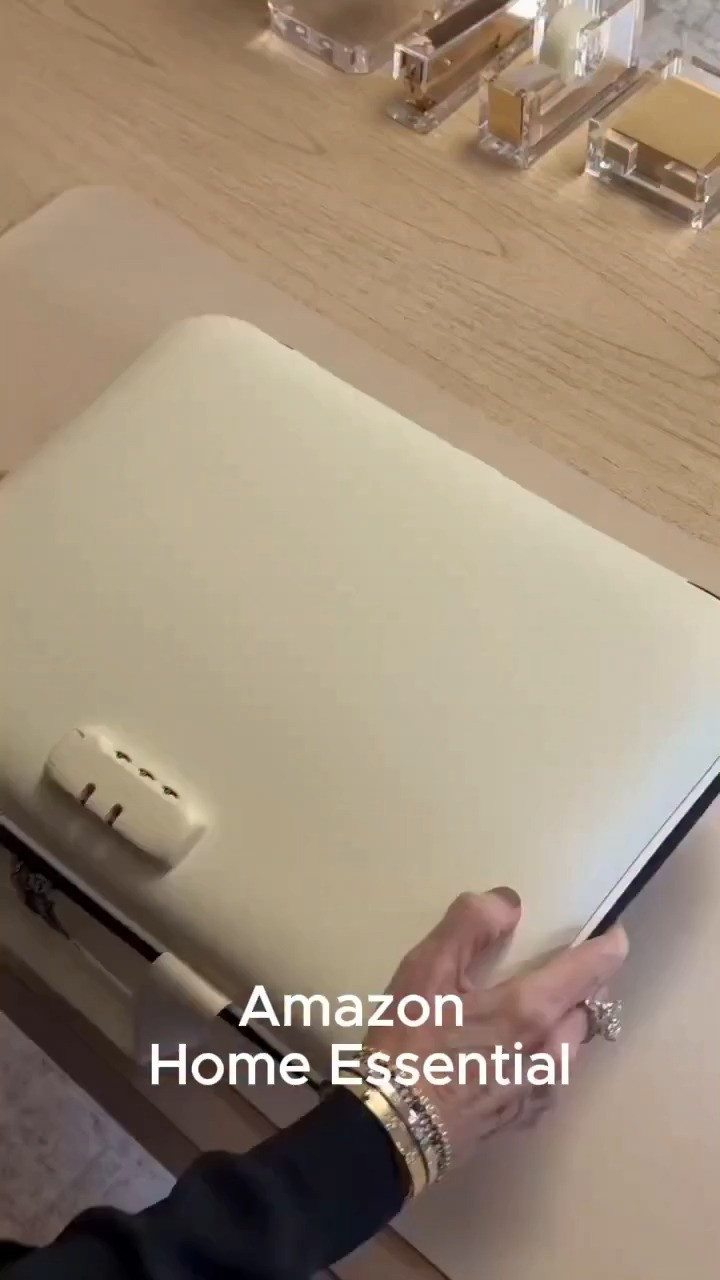 DocSafe Fireproof File Organizer with Lock, Hard-Shell Case Fireproof Document Box with 13 Pocket Accordion File Folder, Portable Home Office Travel Safe Storage for Important Documents Laptop Beige 

 #LTKHome #LTKWorkwear #LTKTravel