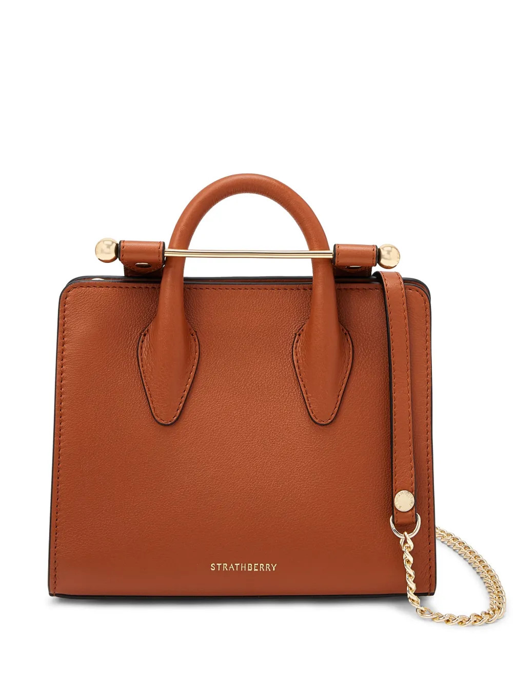 nano Strathberry leather tote bag | Farfetch Global