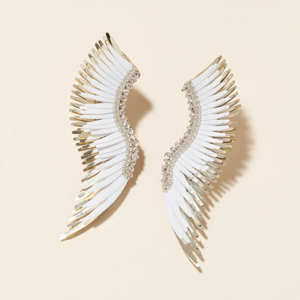 Madeline Earrings White Gold | Mignonne Gavigan