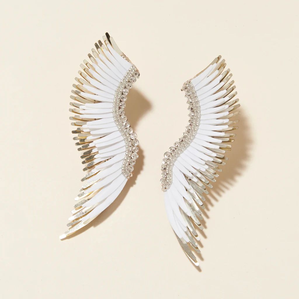 Madeline Earrings White Gold | Mignonne Gavigan