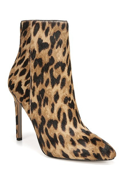 Wren Leopard Print Genuine Calf Hair Bootie | Nordstrom Rack
