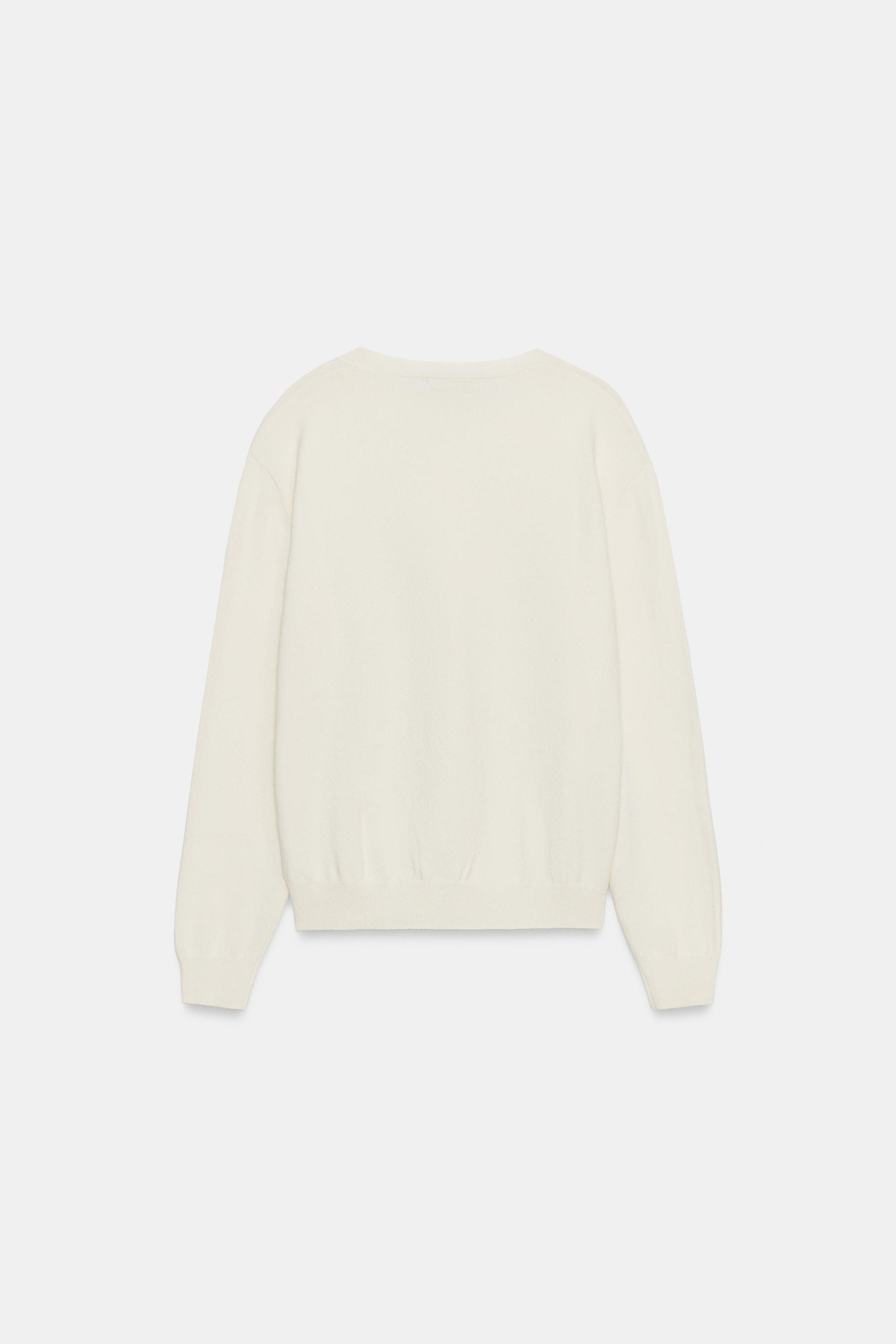 Zara - Soft-Touch Knit Jumper - Navy Blue - M - Woman | Zara US