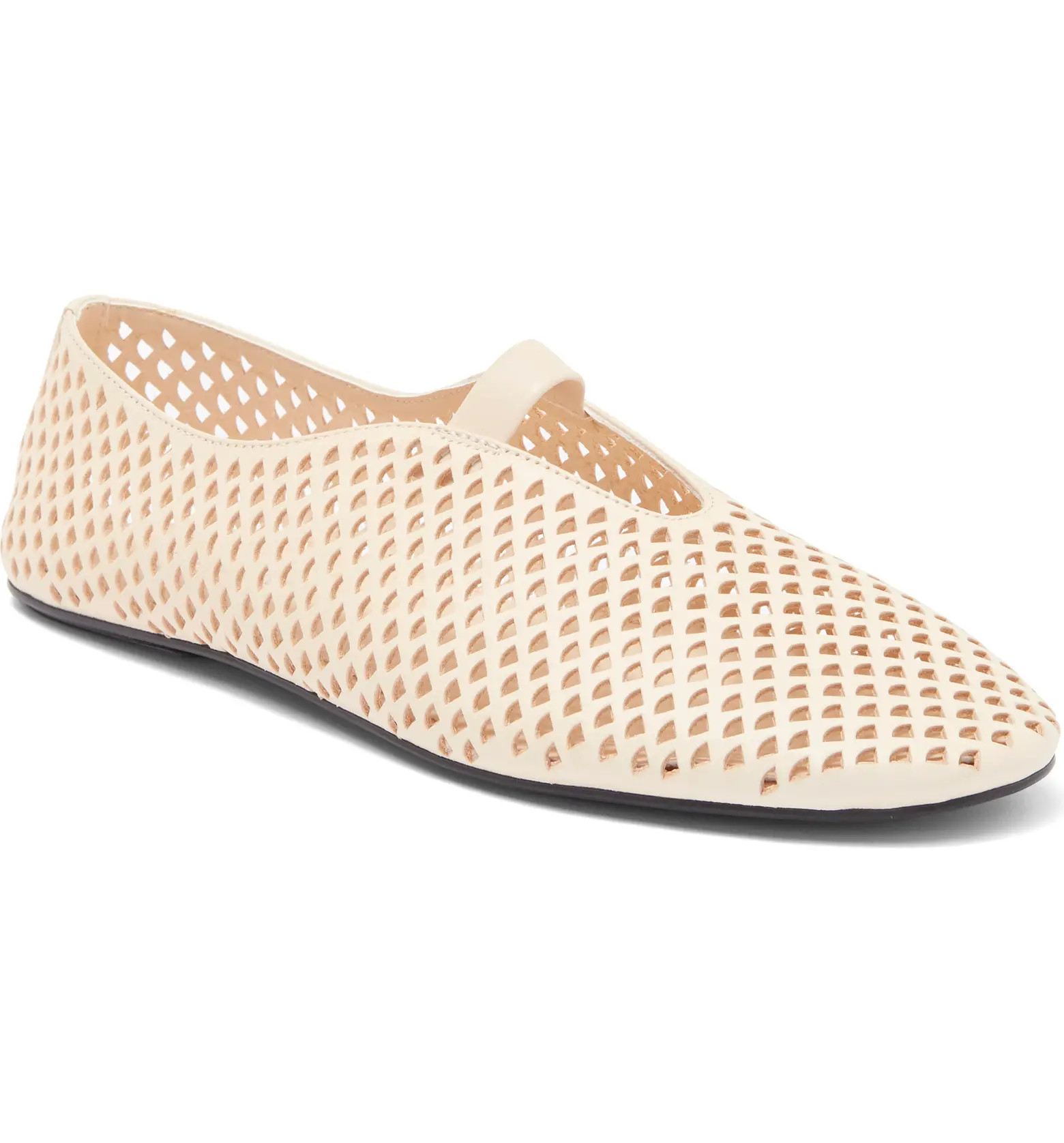 Stunz Perforated Mary Jane Flat (Women) | Nordstrom