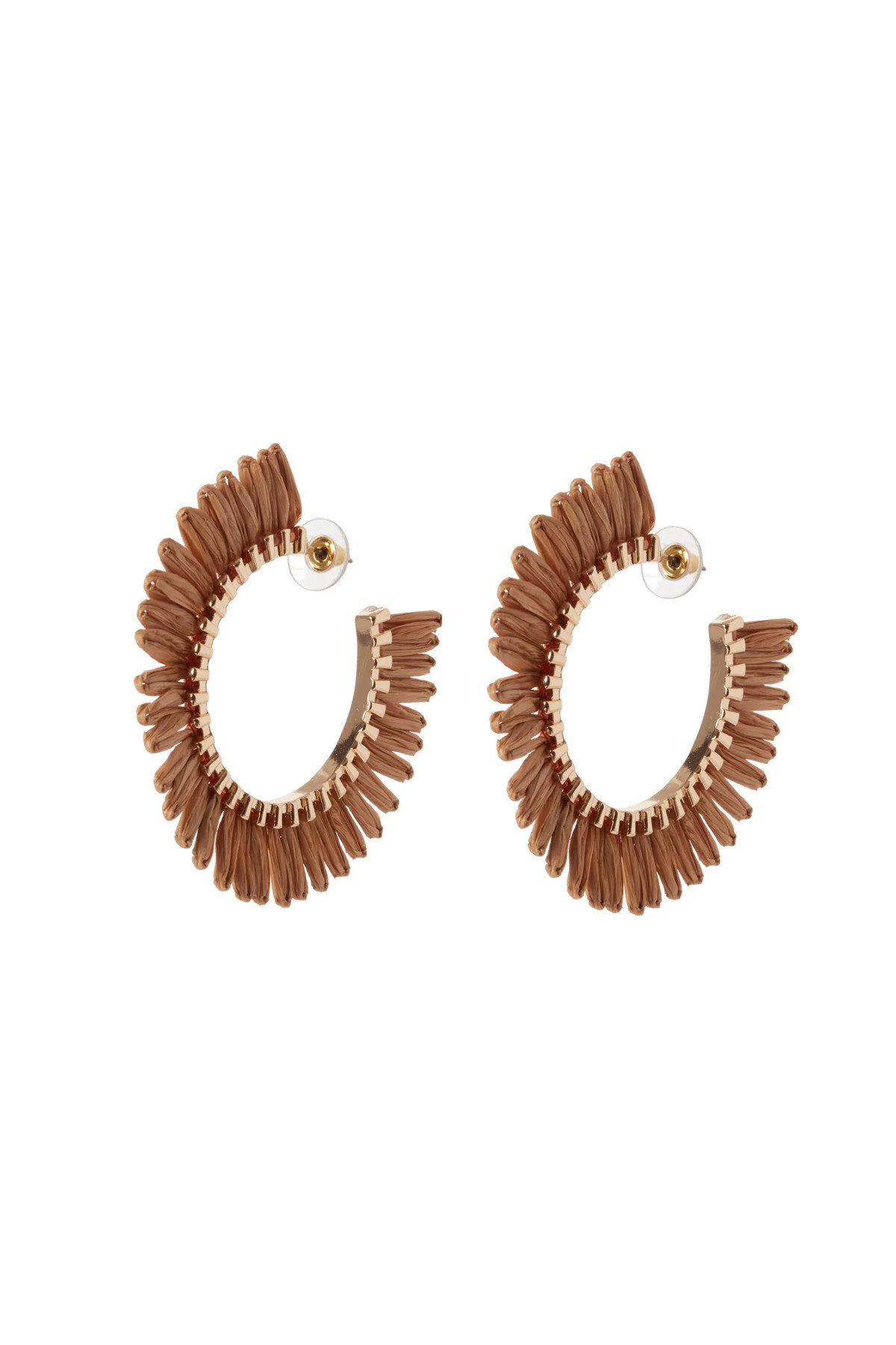 Raffia Hoop Earrings | Everything But Water
