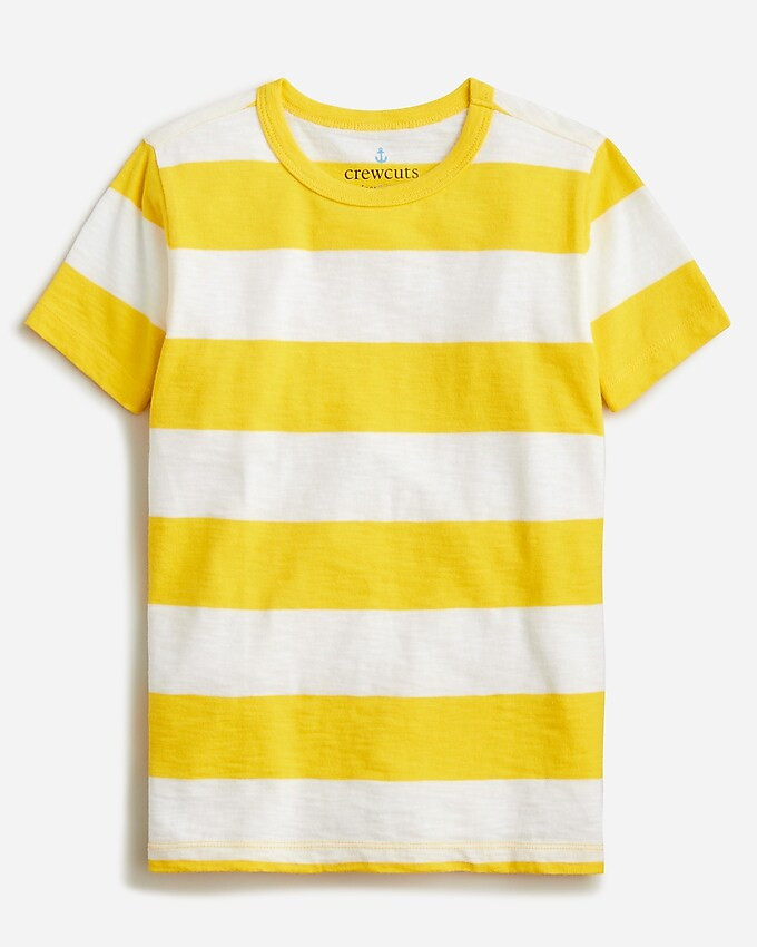 Boys' short-sleeve slub cotton T-shirt in stripe | J. Crew US