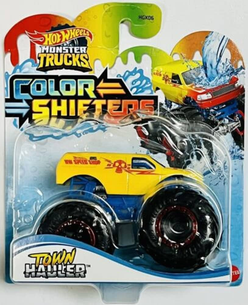 Hot Wheels 2022 - Monster Trucks - Town Hauler - Color Shifters | Amazon (US)