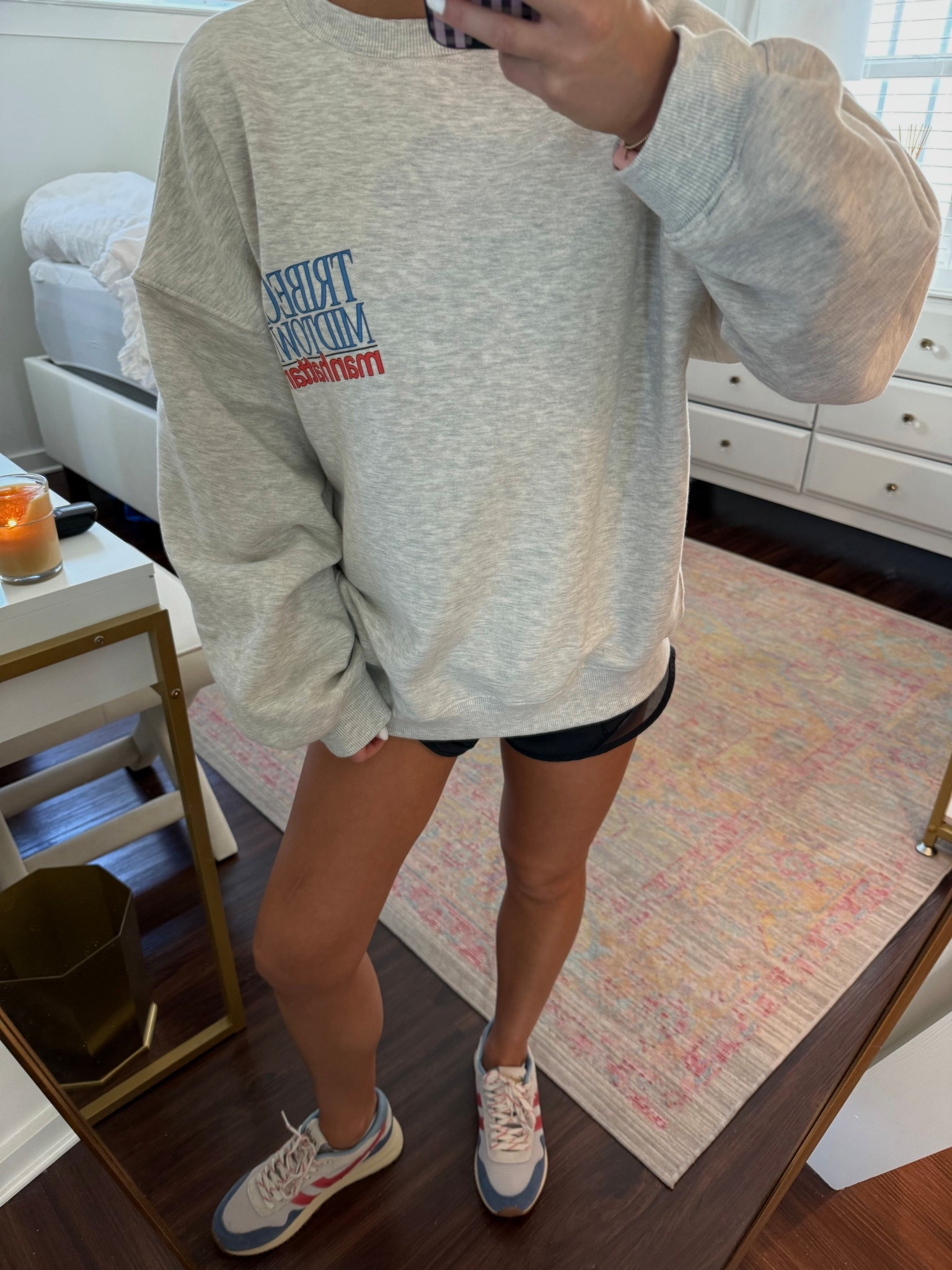 Casual outfit of the day! Paired this crewneck from Zara with my gola sneakers!! 

#LTKActive #LTKU #LTKootd