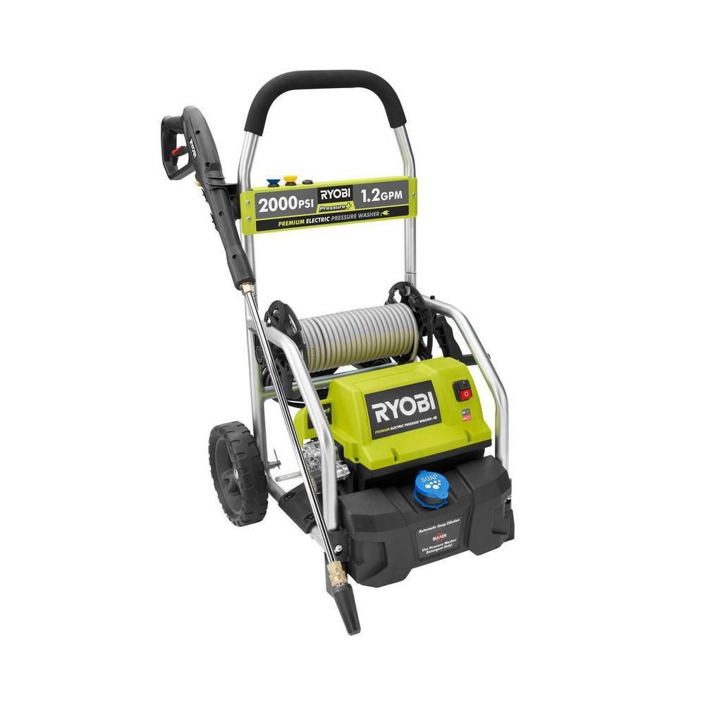 RYOBI 2,000 PSI 1.2 GPM Electric Pressure Washer-RY141900 - The Home Depot | The Home Depot
