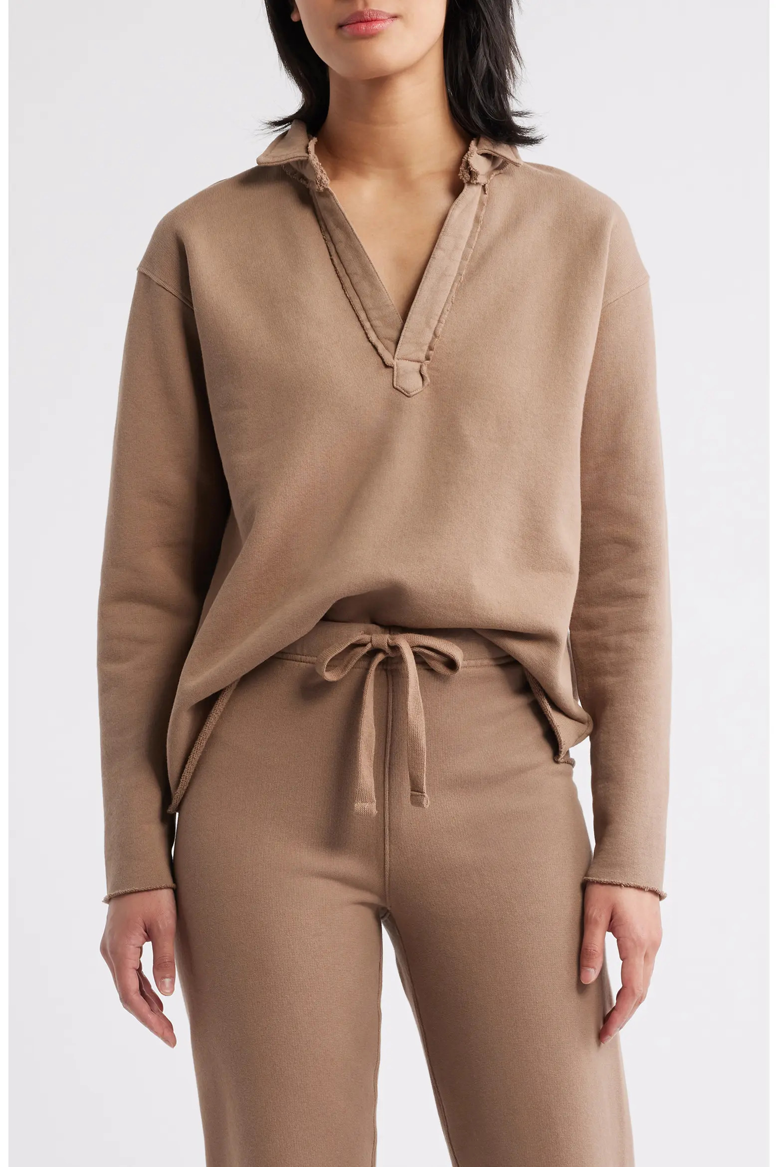 Patrick Popover Henley Sweatshirt (Women) | Nordstrom | Nordstrom