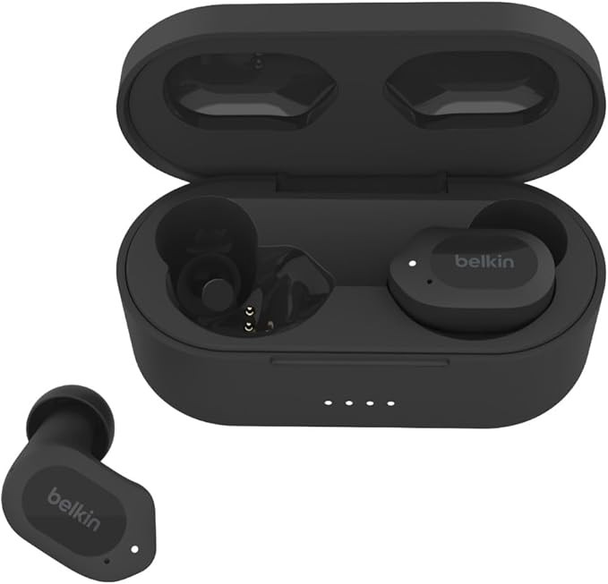 Belkin Wireless Earbuds, SoundForm Play True Wireless Earphones with USB-C Quick Charge, IPX5 Swe... | Amazon (US)