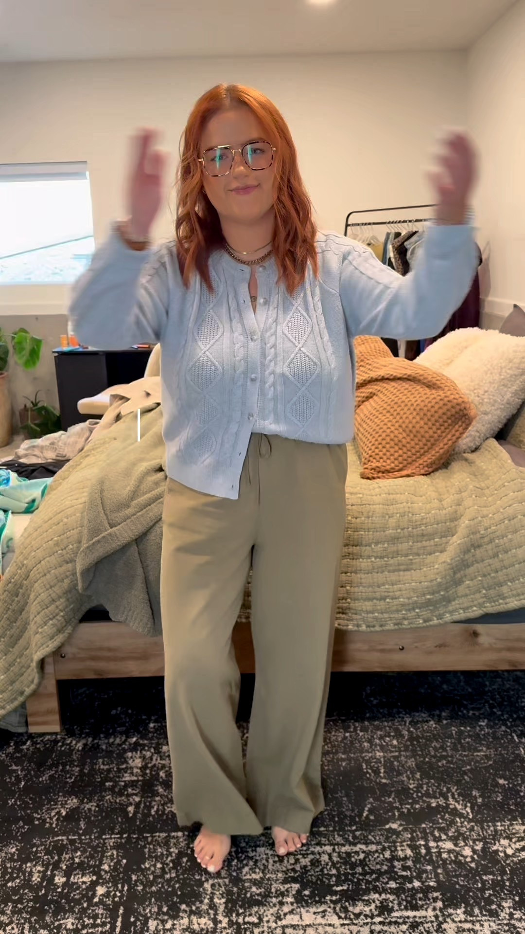 wearing an XXL in the sweater for a roomier fit! literally so soft 

#LTKFindsUnder50 #LTKMidsize #LTKFindsUnder100