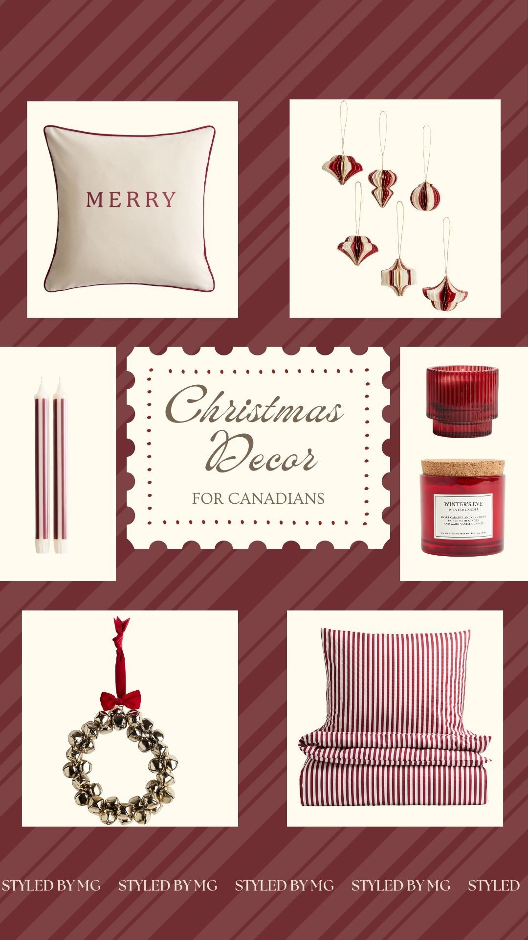 Red and white Christmas decor!

#LTKhome #LTKholiday #LTKcanada