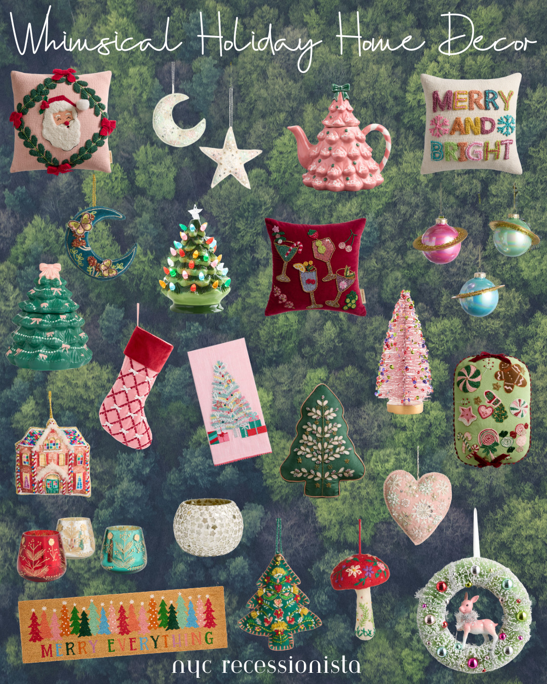 Loving this whimsical holiday home decor!  

 #LTKHoliday #LTKSeasonal #LTKHome