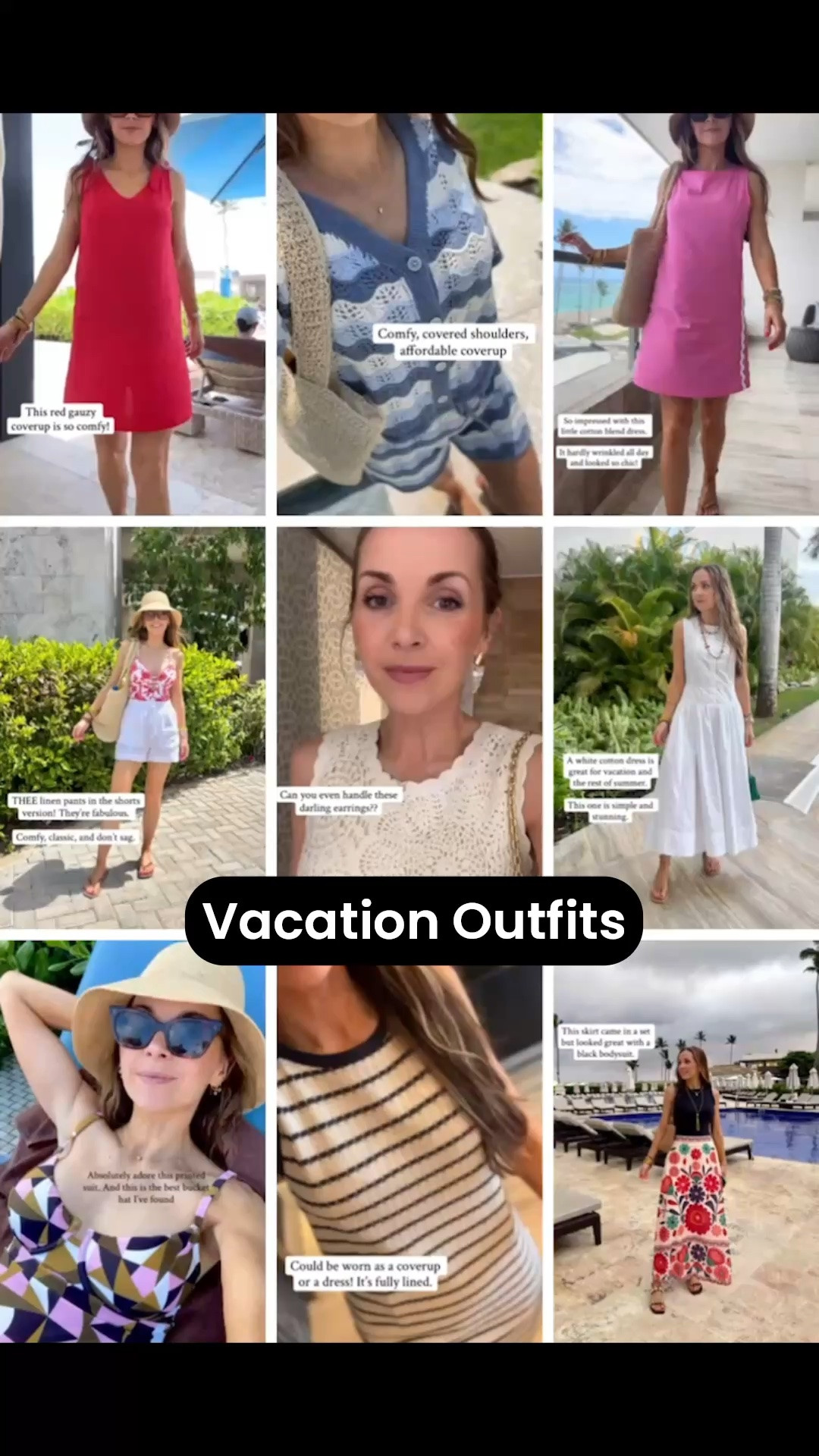Outfits for vacation ☀️