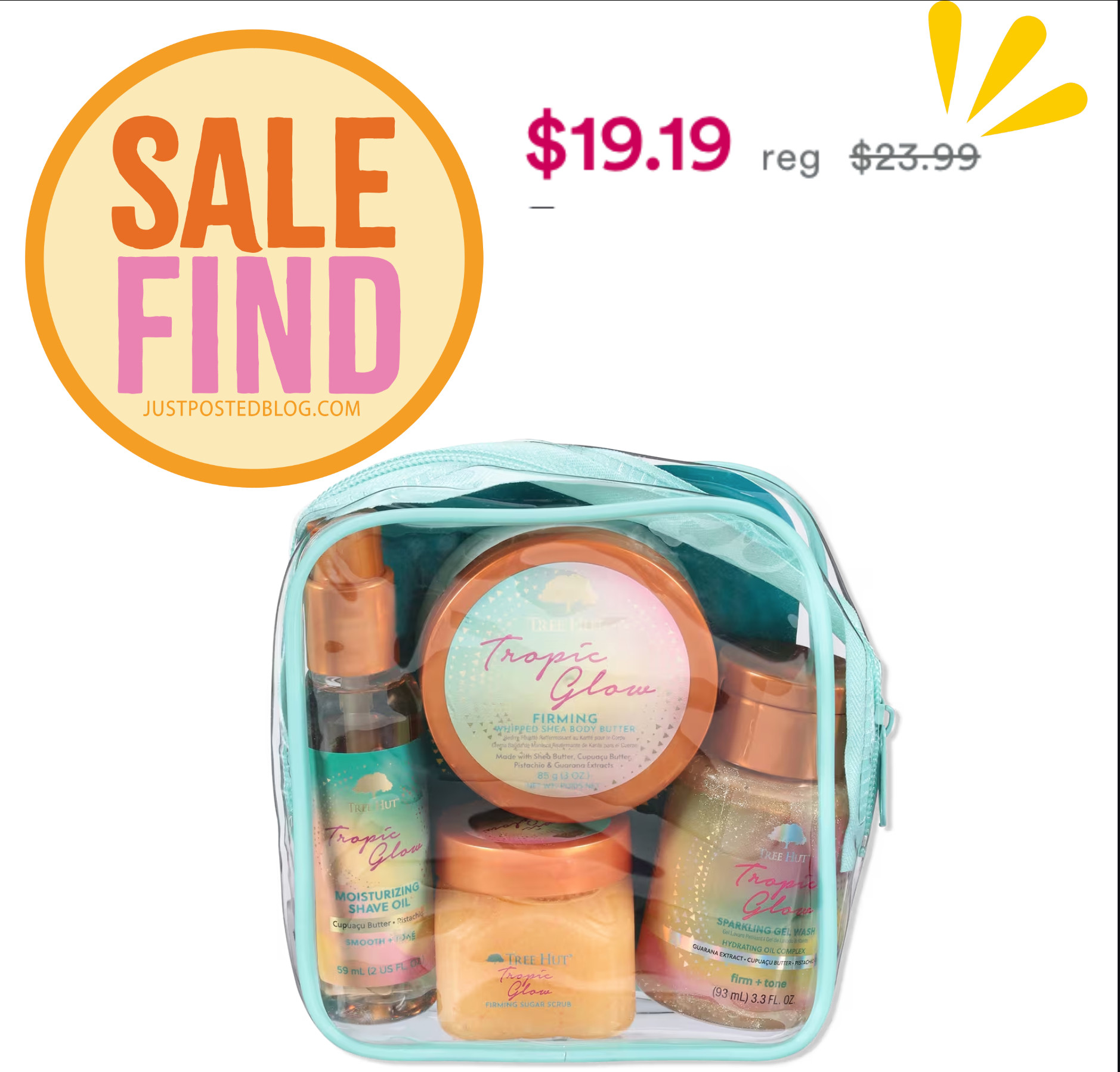 This Tree Hut set is perfect for traveling!!! On sale right now for $19!!! 

 