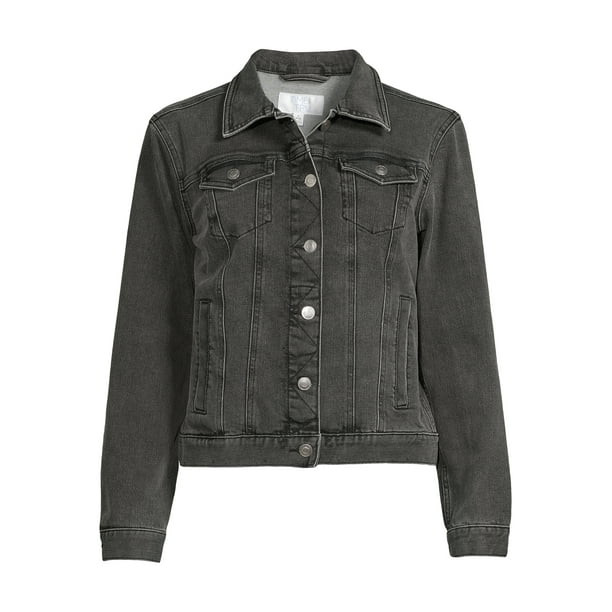 Time and Tru Women's Denim Jacket - Walmart.com | Walmart (US)