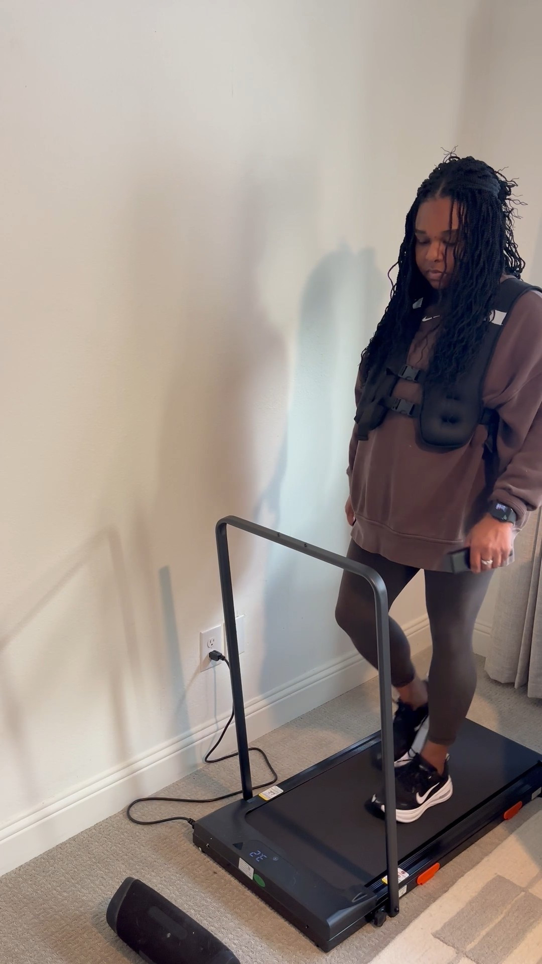 Got this walking pad from @Target to add in some extra miles on my weight lifting days and I’m loving it so far! My weighted vest is 12 lbs. this one isn’t in stock anymore, but I’m linking the comparable one! 

#LTKfitnessgoals #LTKSaleAlert #LTKActive