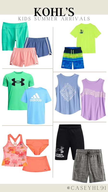 Kids new summer arrivals at Kohl’s! Loving the bright colors for the season! 