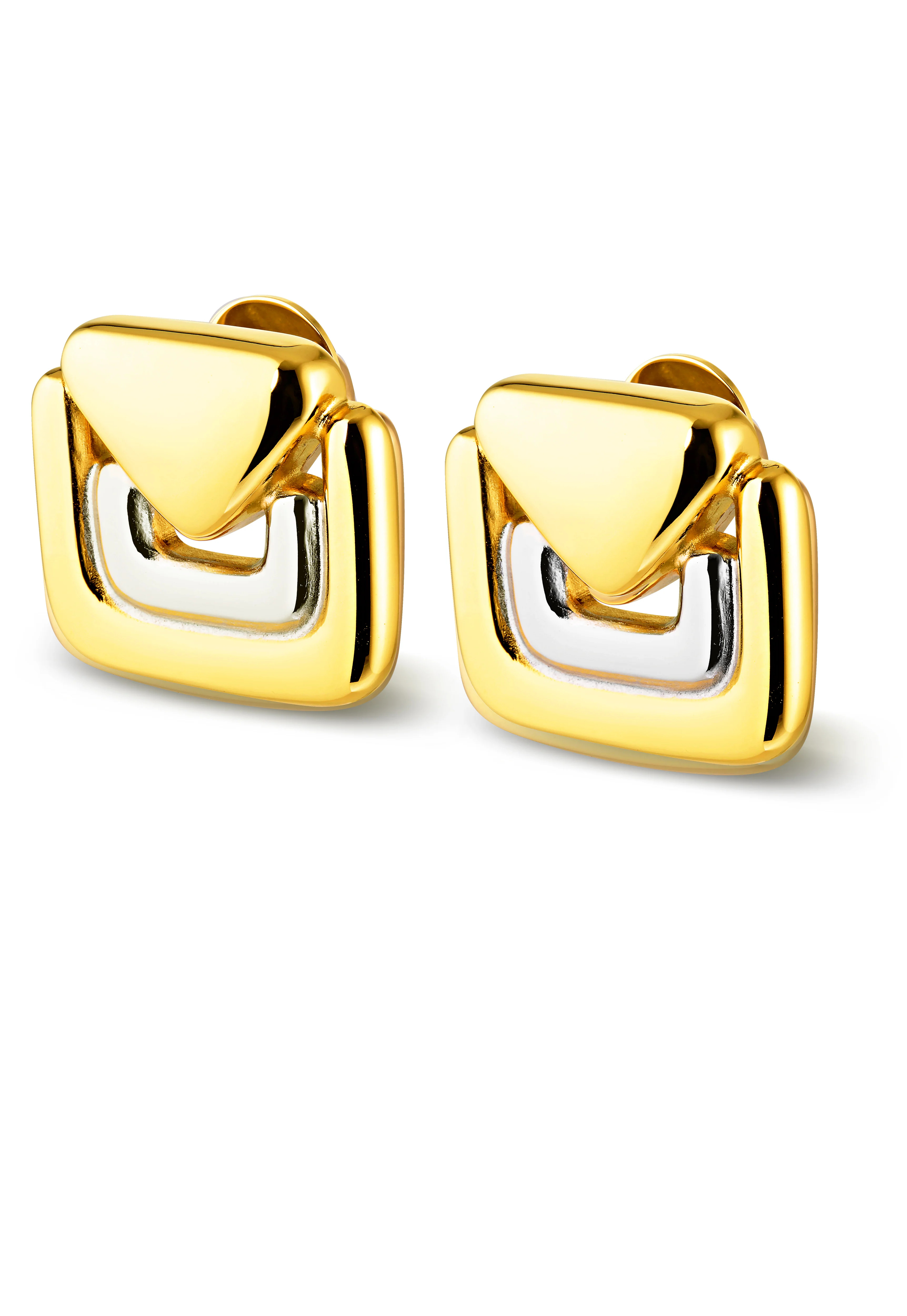 Hosk Earrings | Two-Tone | Cendre