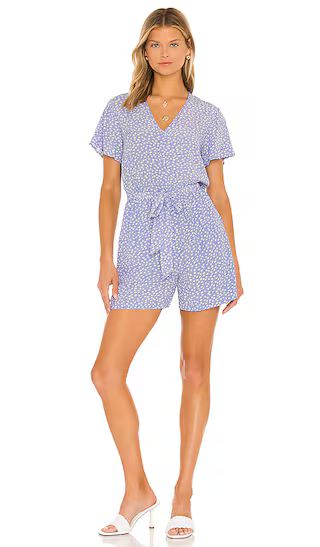 Sophia Romper in Sky Blue Daisies | Revolve Clothing (Global)