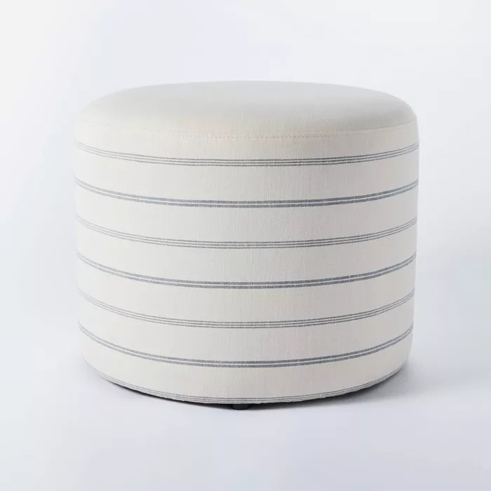 Lynwood Upholstered Round Cube - Threshold™ designed with Studio McGee | Target