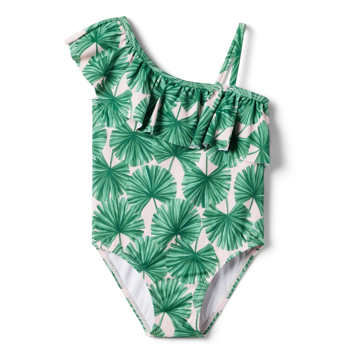 Recycled Palm Ruffle Swimsuit | Janie and Jack