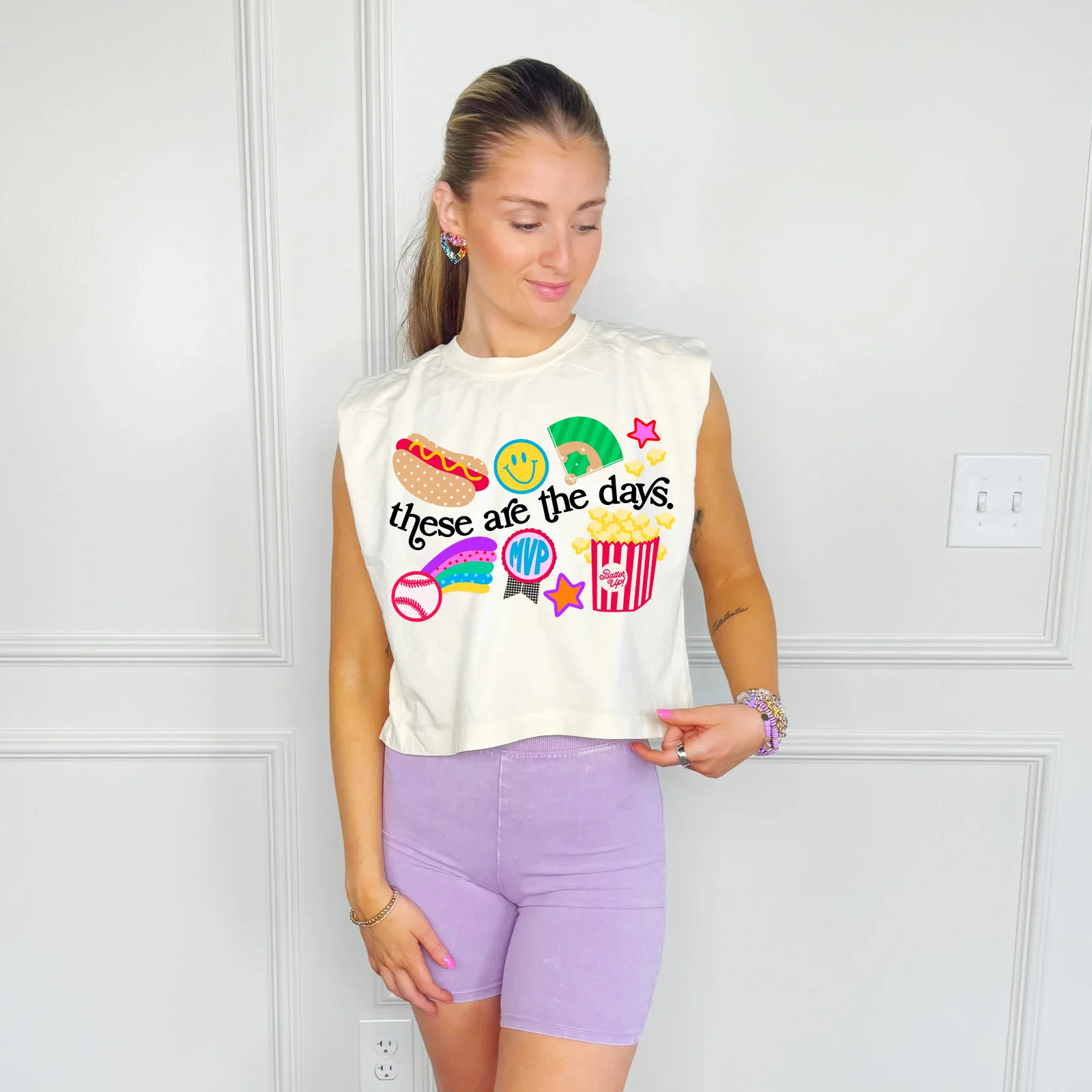 Baseball These are the Days Tank | Poppy & Pine