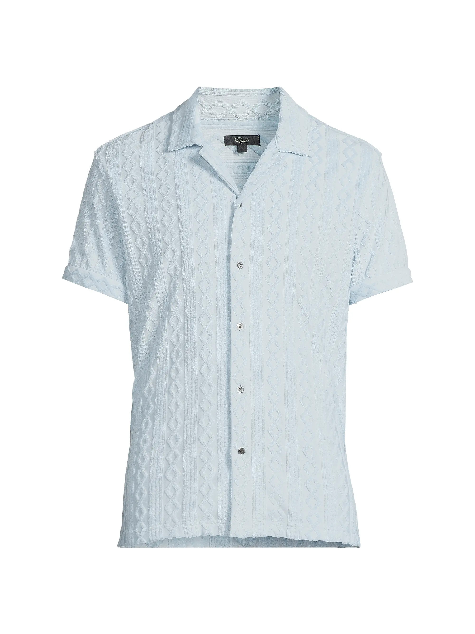 Maverick Cable-Knit Camp Shirt | Saks Fifth Avenue